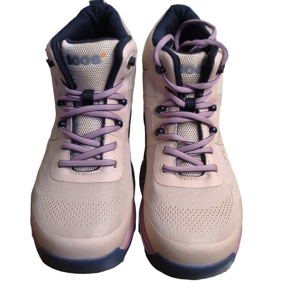 BOGS Sandstone Mid Snow Hiking Waterproof Boots Beige Womens 8.5